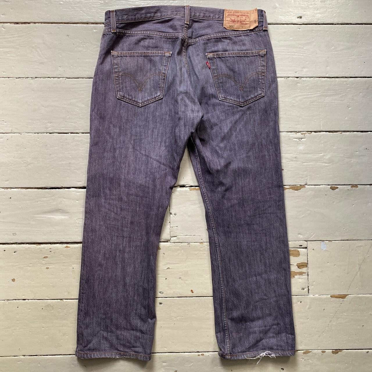 Levis 501 Purple Jeans (34/29)