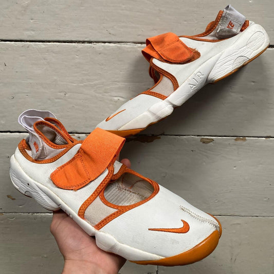 Nike Air Rift White and Orange (UK 11)