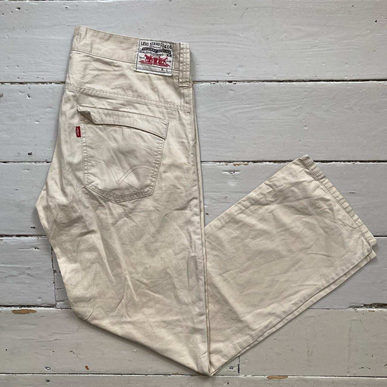 Levis 509 Comfort Cream Jeans (36/34)