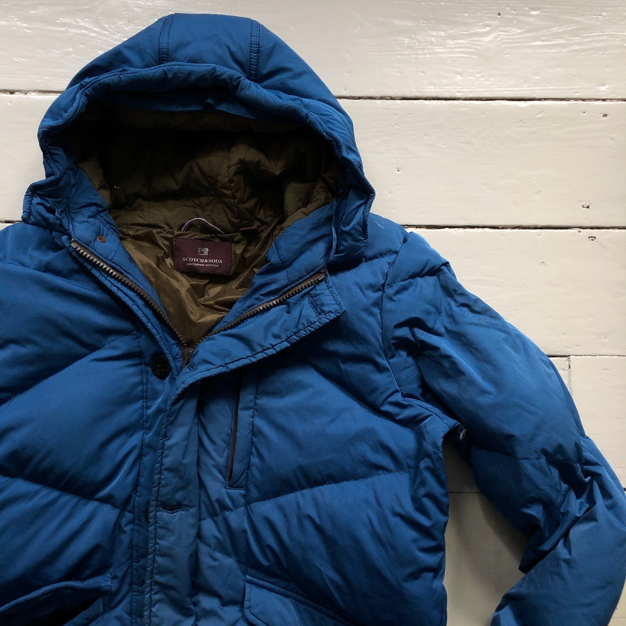Scotch and Soda Hooded Parka Coat (XL)