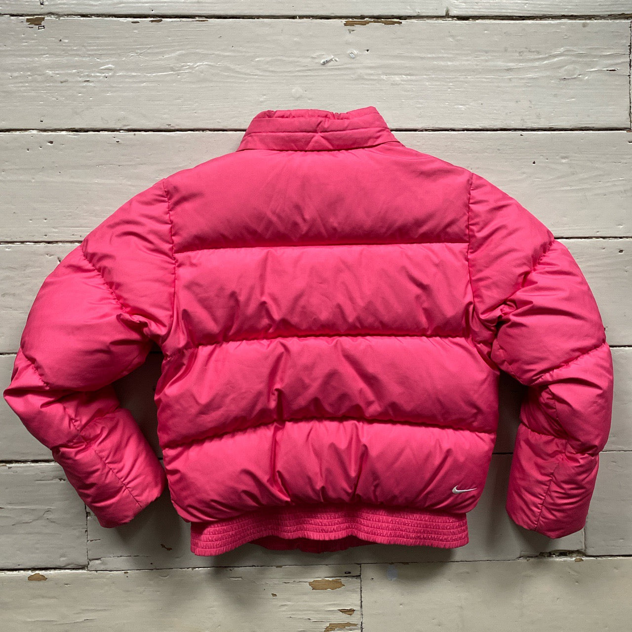 Nike Womens Pink Puffer Jacket (Large)