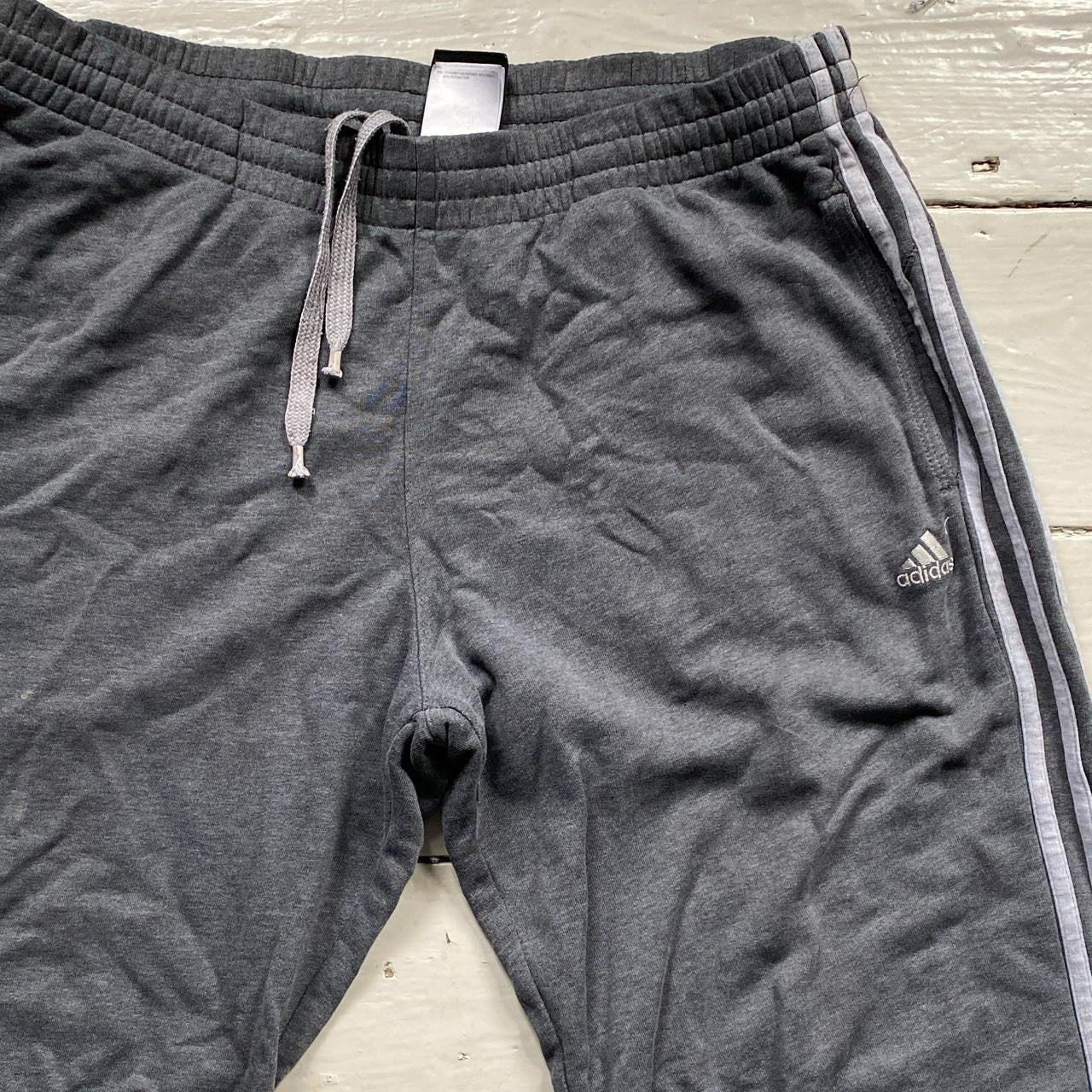 Adidas Grey Joggers (Large)