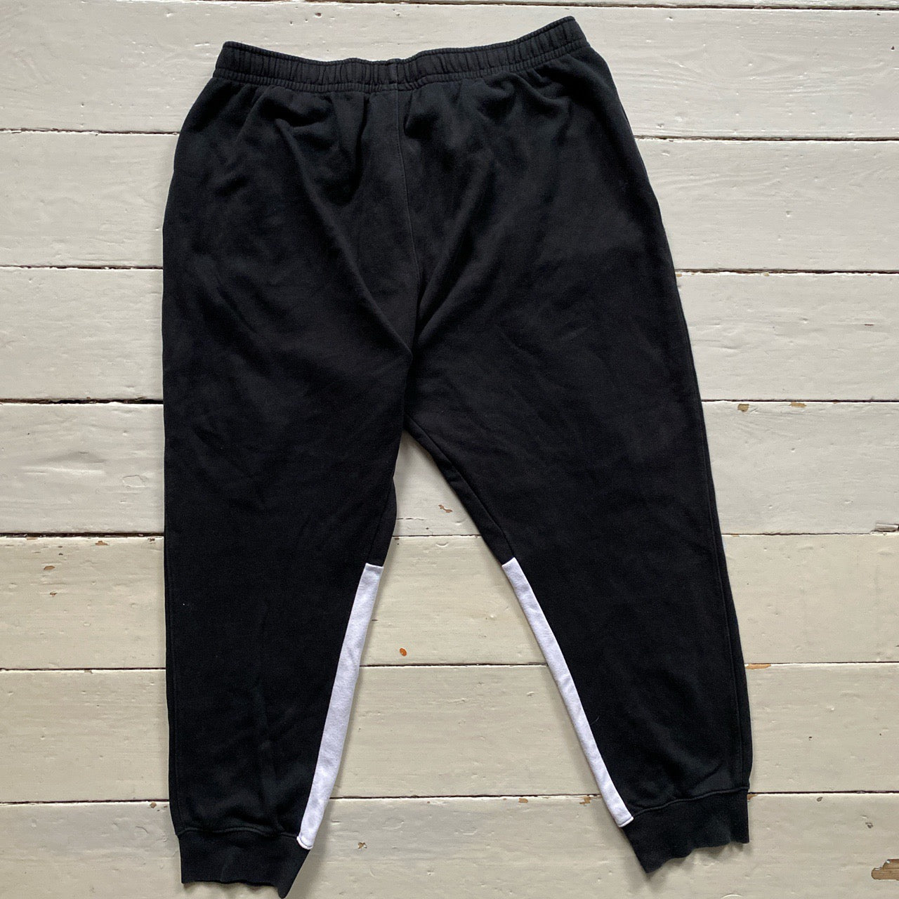 Nike Swoosh Black and White Joggers (XXL)