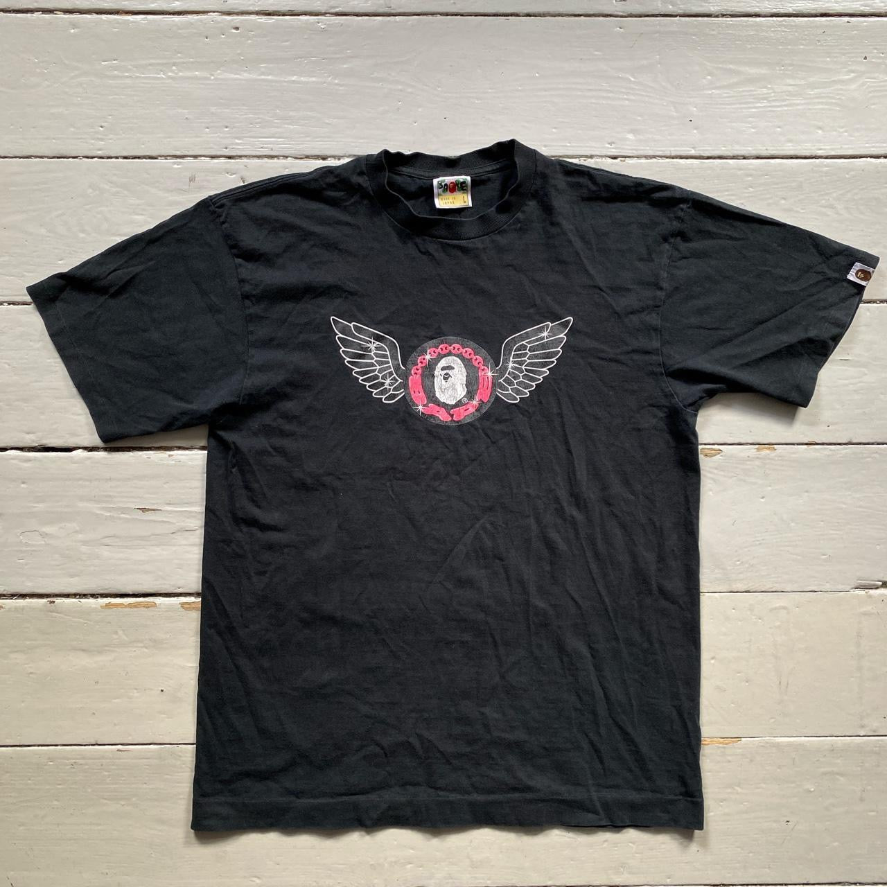 Bape Black T Shirt (Large)