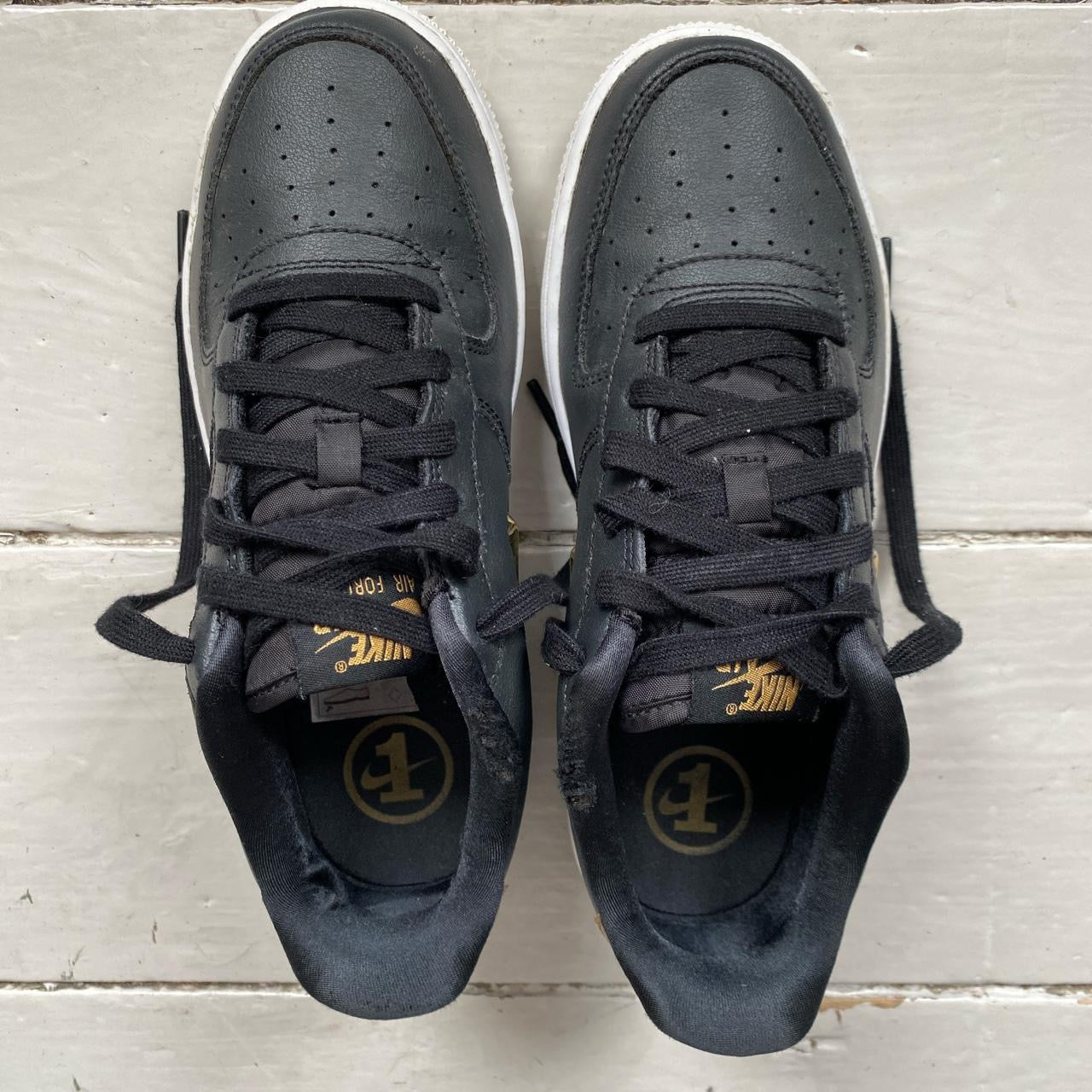 Nike Air Force 1 Black and Gold (UK 5)
