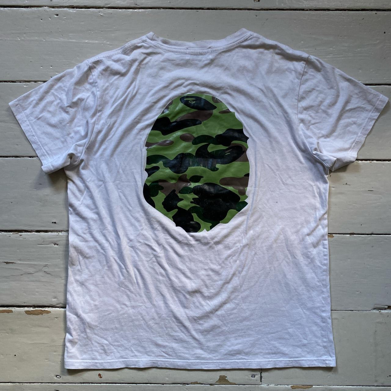 Bape Camouflafe Ape T Shirt (XXL)