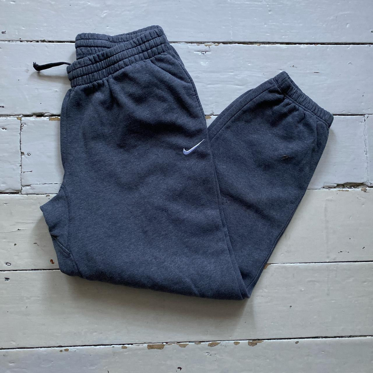 Nike Swoosh Grey Joggers (Large)