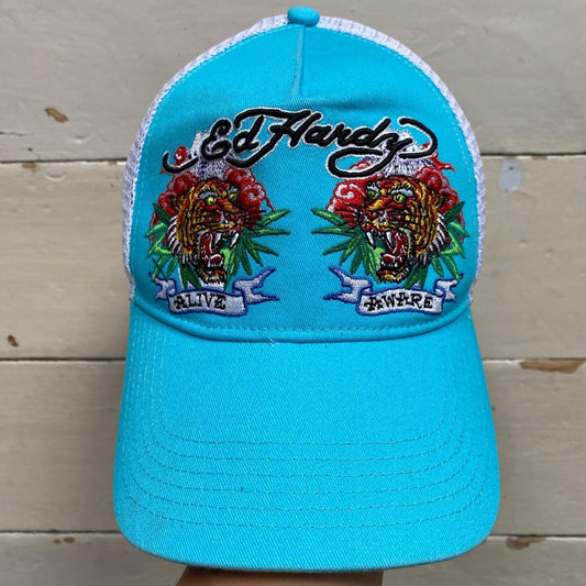 Ed Hardy Trucker Tigers Cap