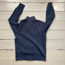 Nike Swoosh Navy Zip Jumper (Small)
