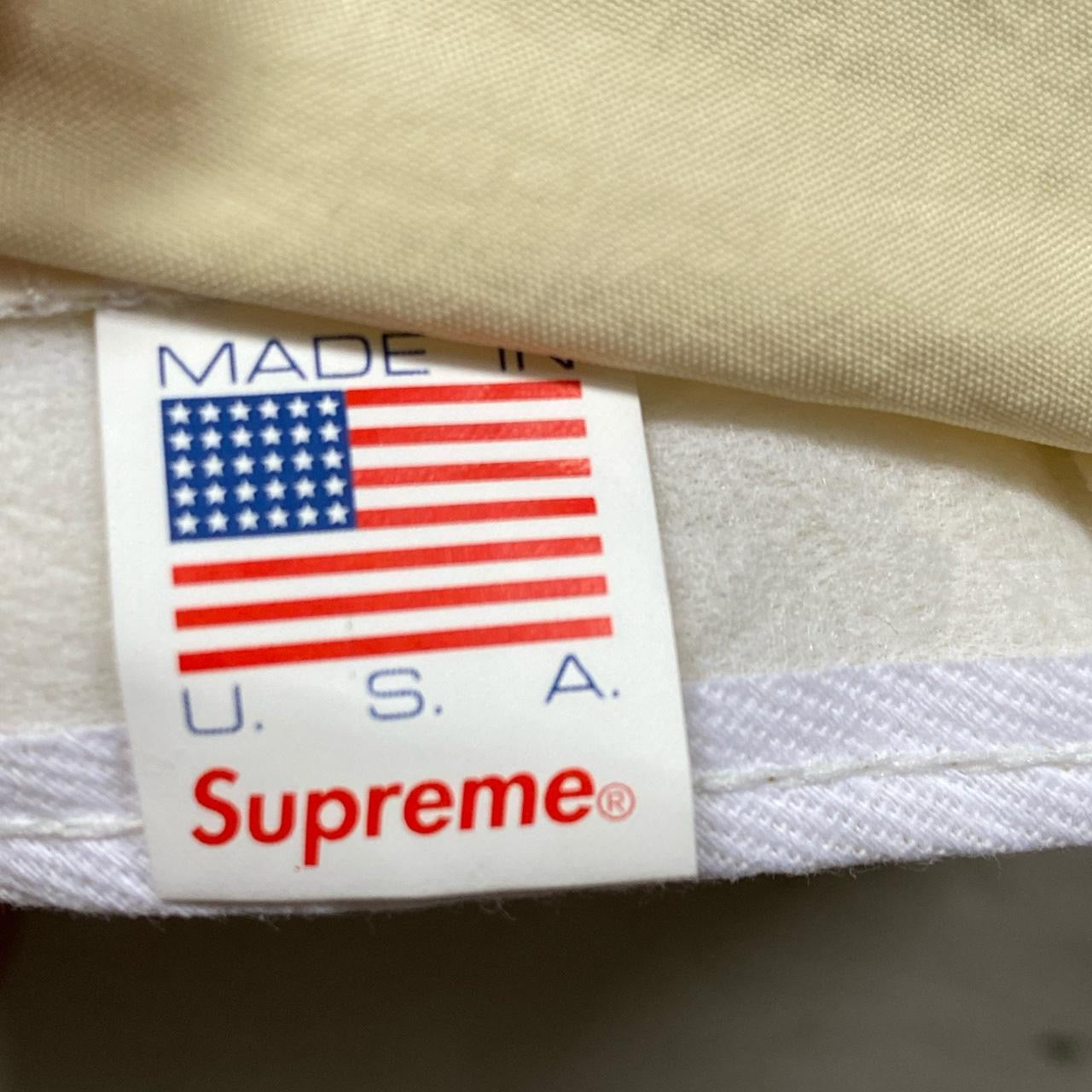 Supreme White Yellow Cream Cap