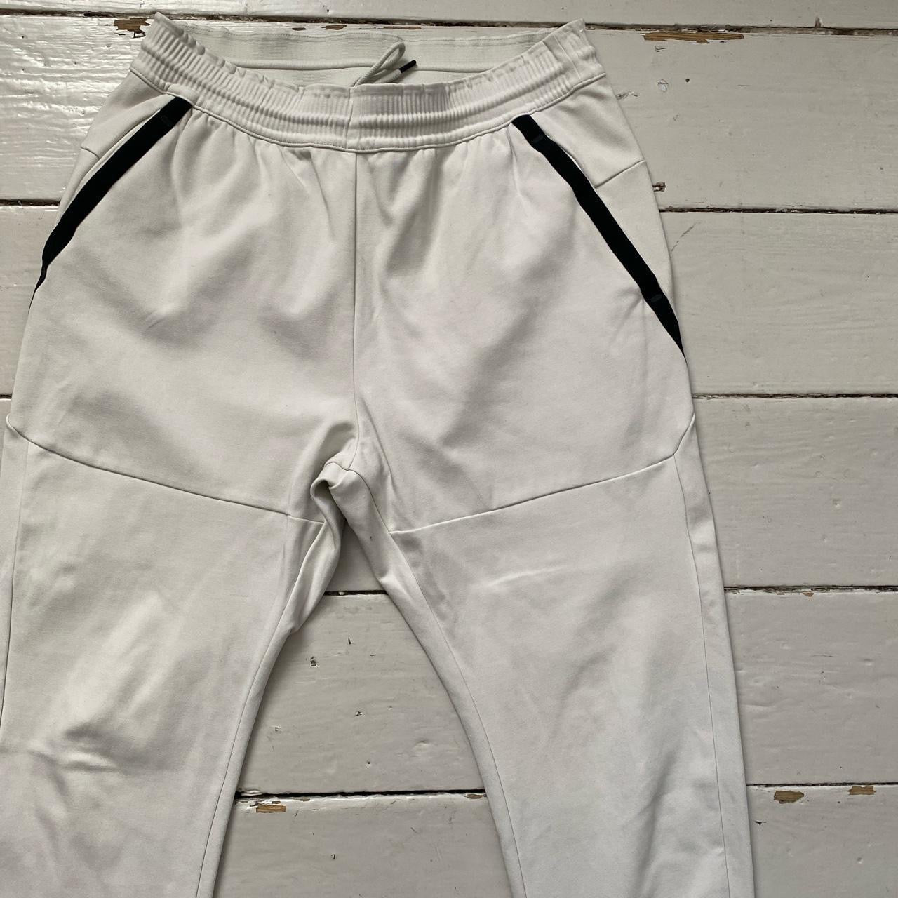 Nike Swoosh White Joggers (Medium)