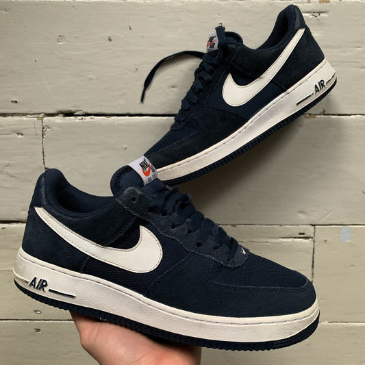 Nike Air Force 1 Navy and White (UK 7)