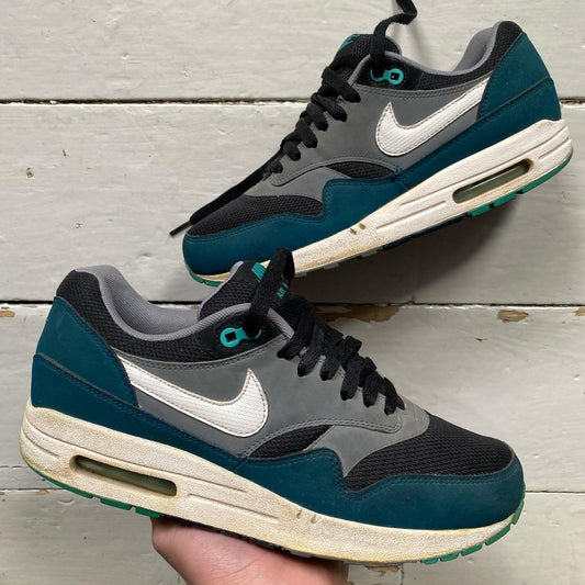 Nike Air Max 1 Grey White Blue (UK 7)