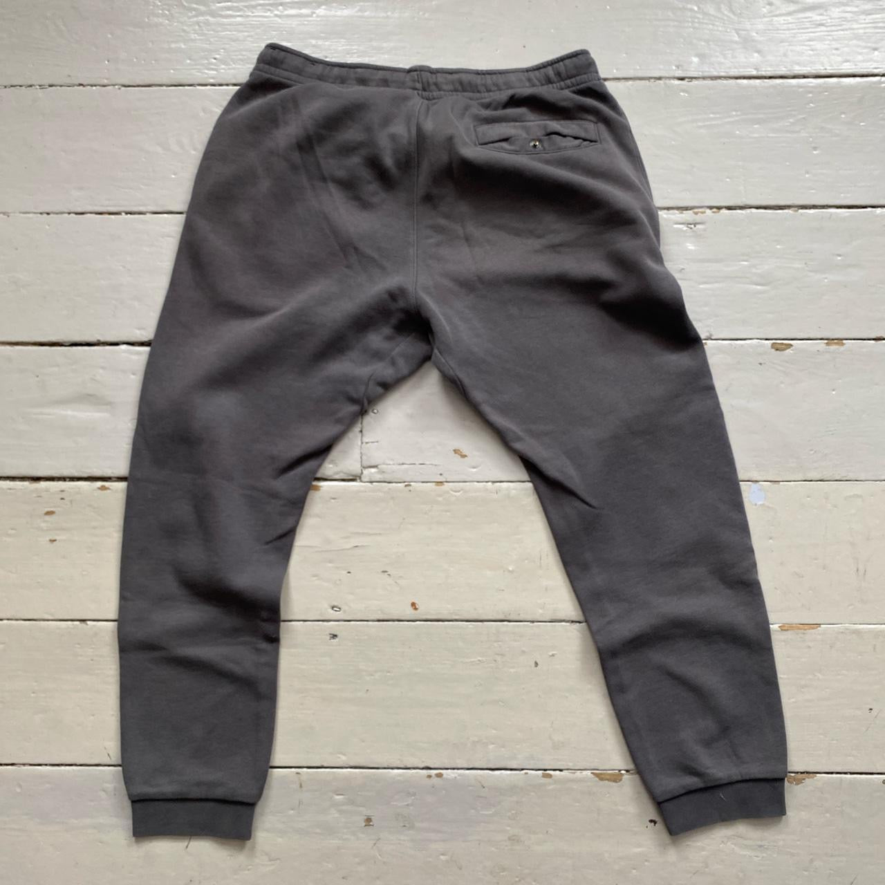 Nike Swoosh Grey Joggers (Medium)