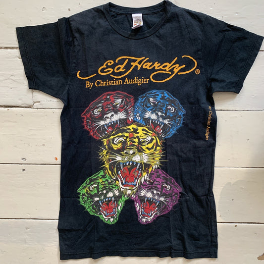 Ed Hardy Multi Tiger T-Shirt (Small)