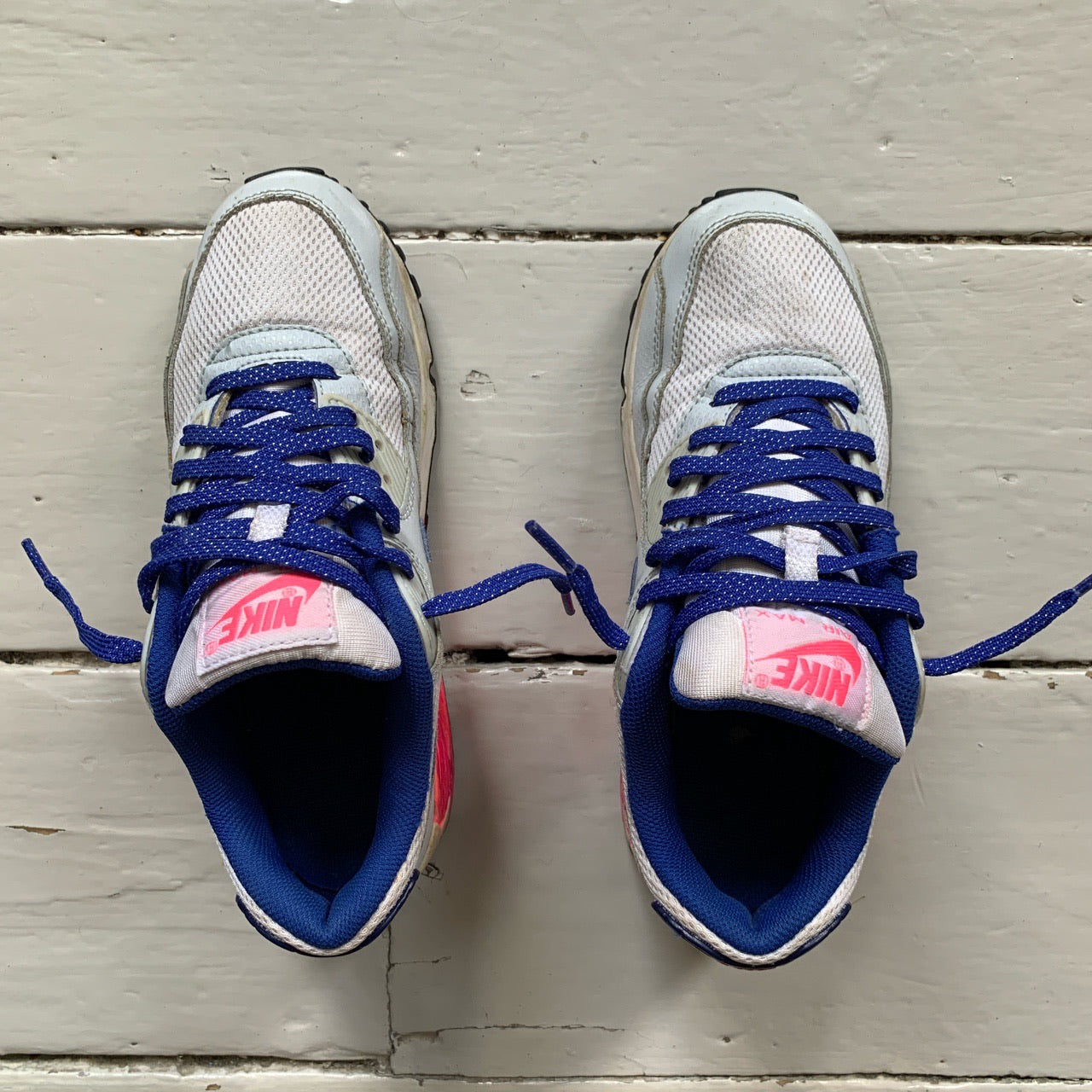 Nike Air Max 90 Blue/Pink (UK 4.5)