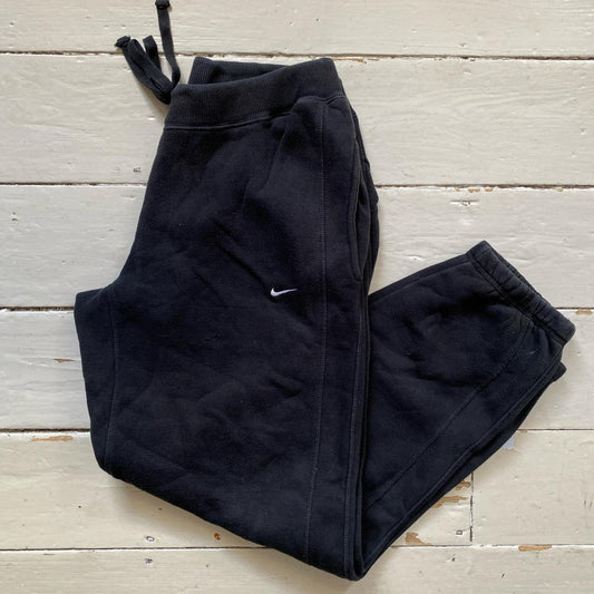 Nike Swoosh Black Joggers (Large)