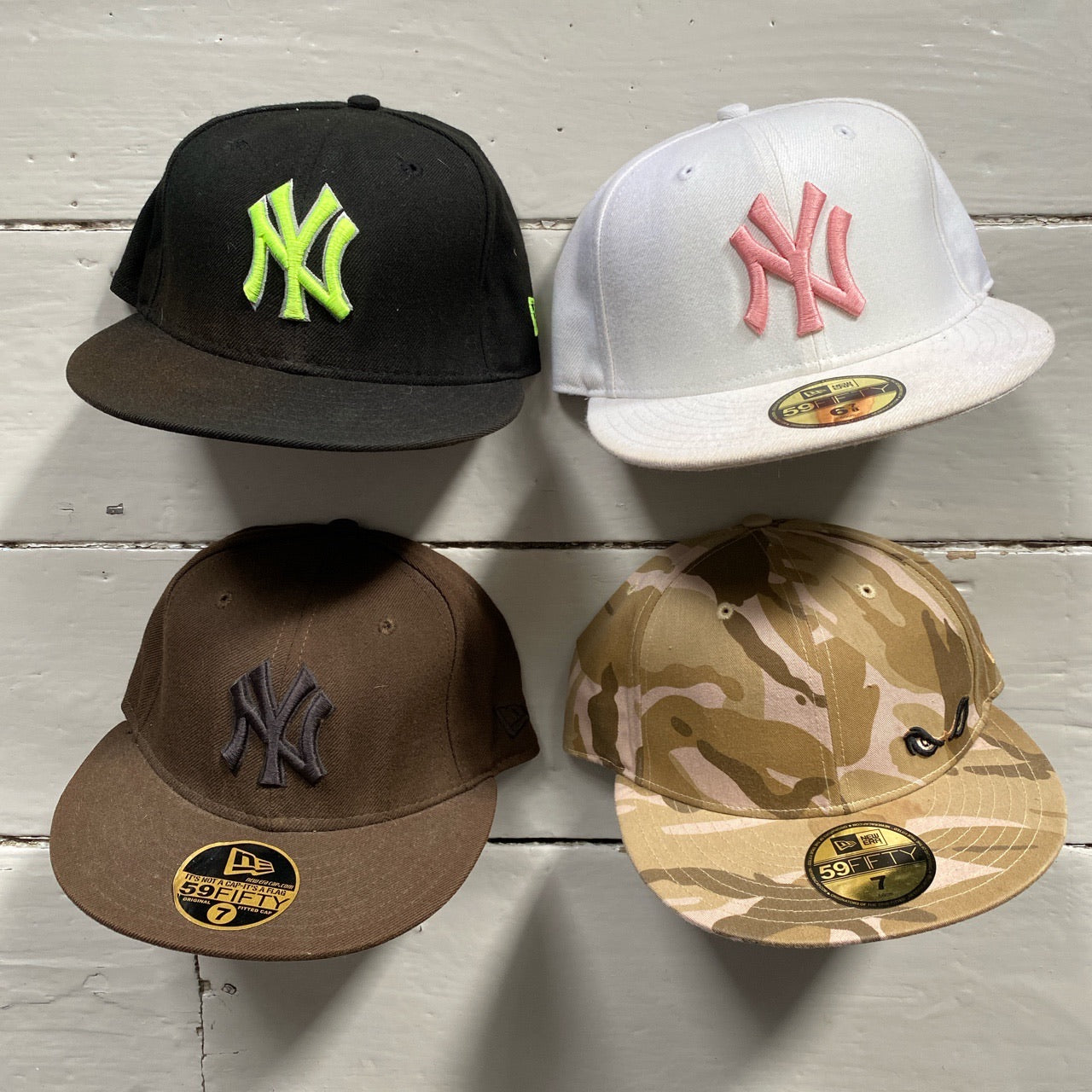 New Era Yankees and Storm 59Fifty Caps