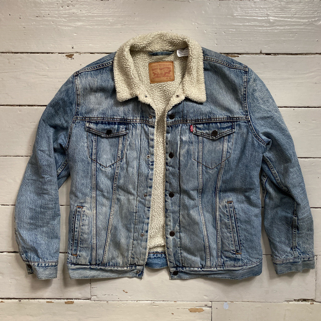 Levis Denim Sherpa Jacket (XL)