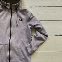 Nike Box Logo Swoosh Grey Hoodie (Small)