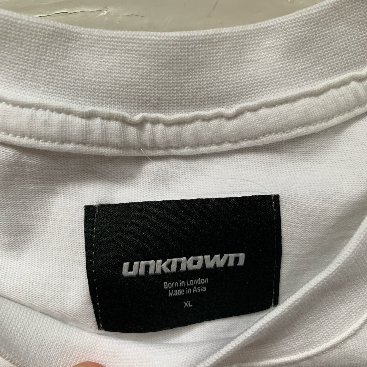 Unknown London White T Shirt (XL)