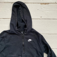 Nike Swoosh Black Quarter Zip (Fit Womens Small)
