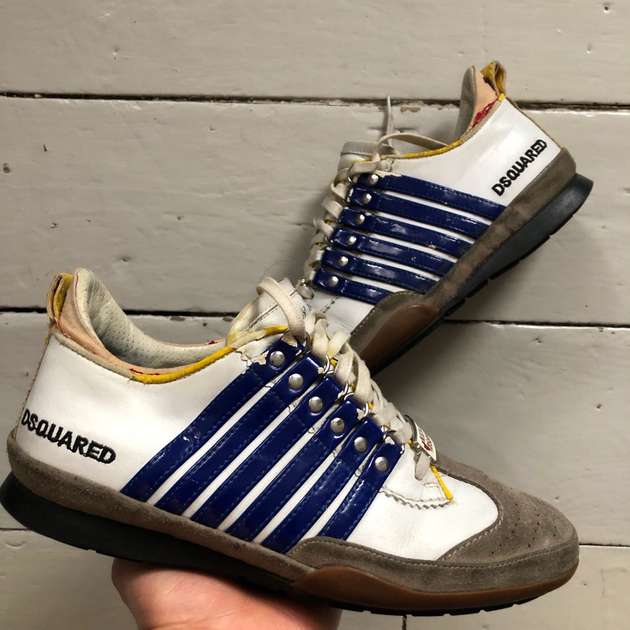 Dsquared Leather Trainers (UK 7)