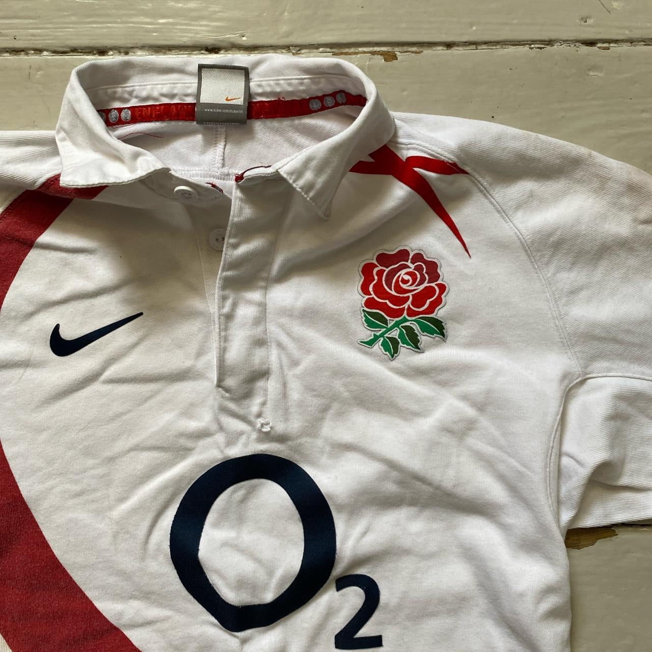 Nike O2 England Rugby Polo (Medium)