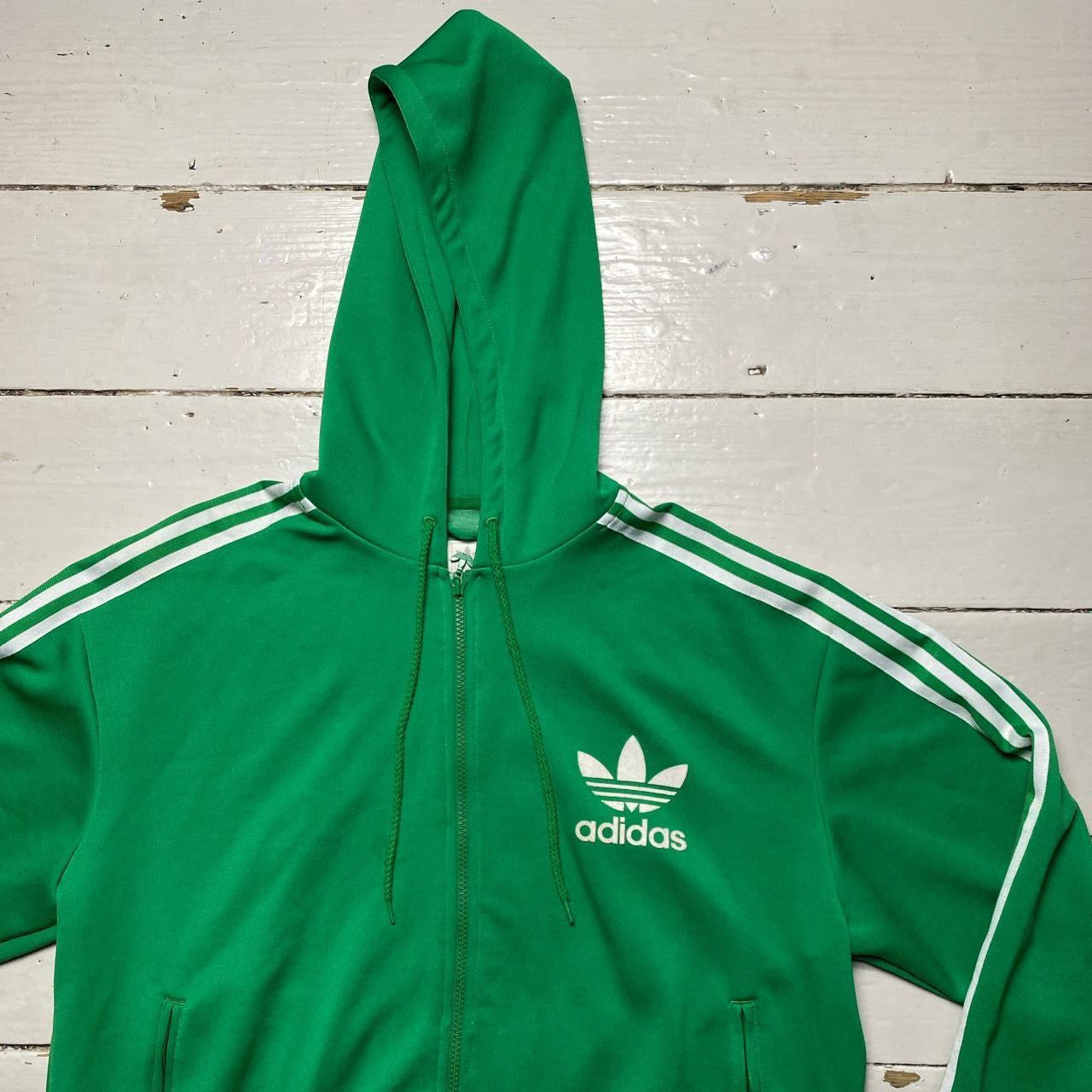 Adidas Green Superstar Hoodie (XL)