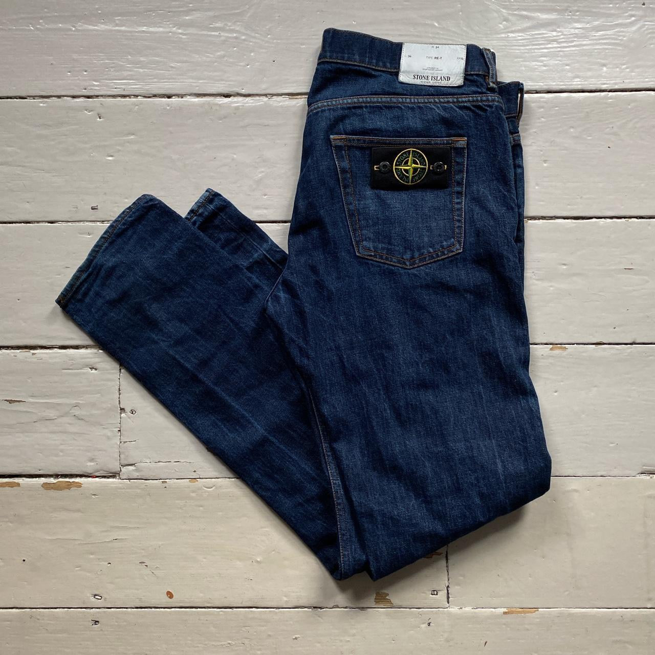 Stone Island Navy Jeans (34/34)