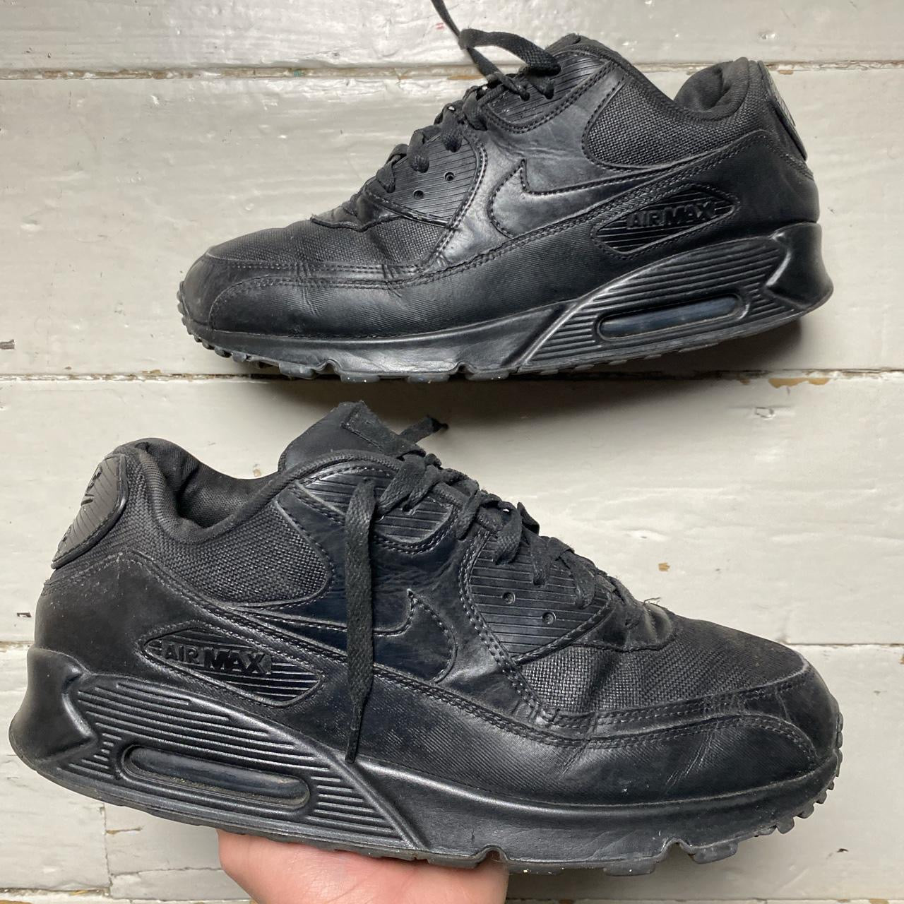 Nike Air Max 90 Leather Black (UK 11)