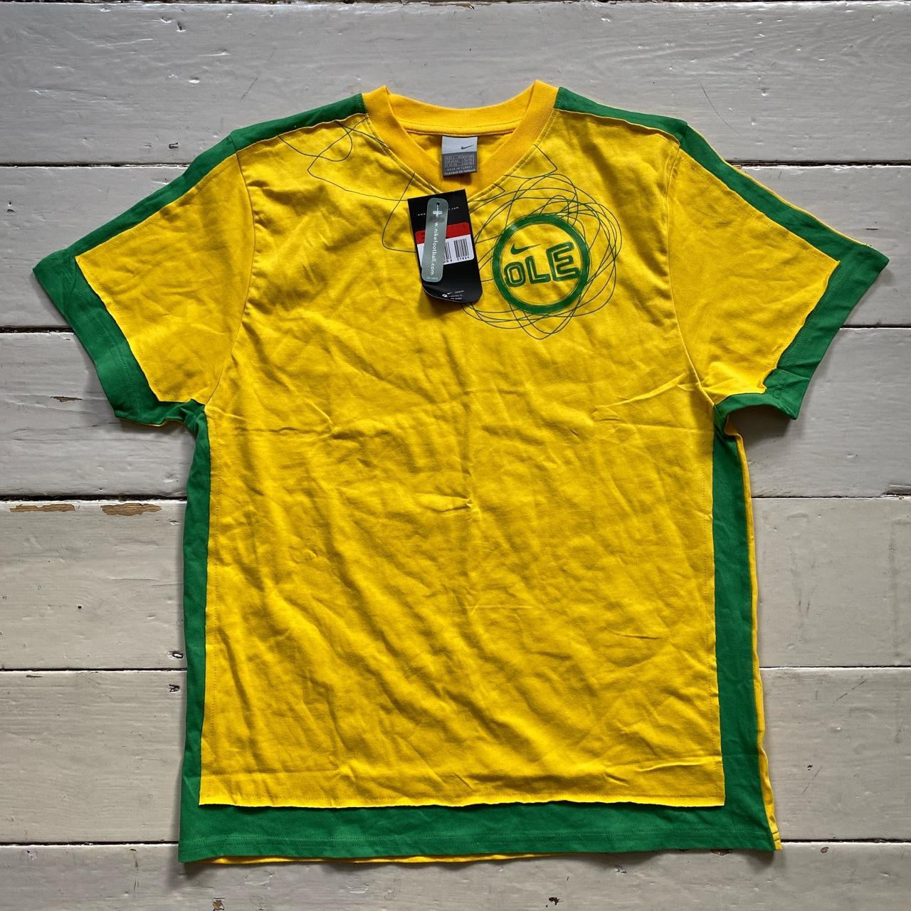 Nike Olé Vintage Brazil T Shirt (Large)