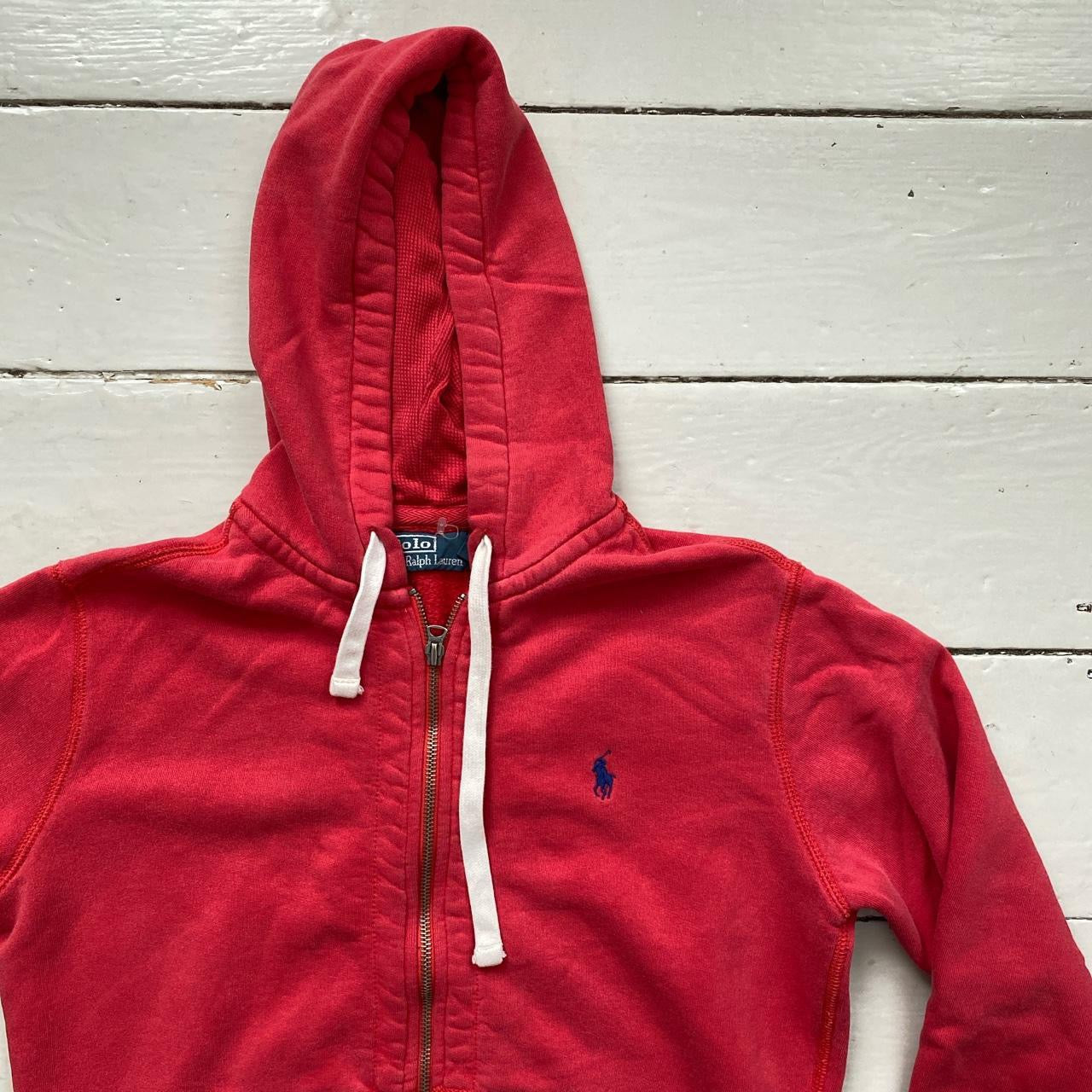 Ralph Lauren Polo Red Hoodie (Small)