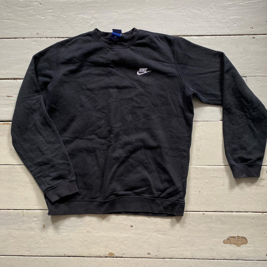 Nike Swoosh Black Jumper (Medium)