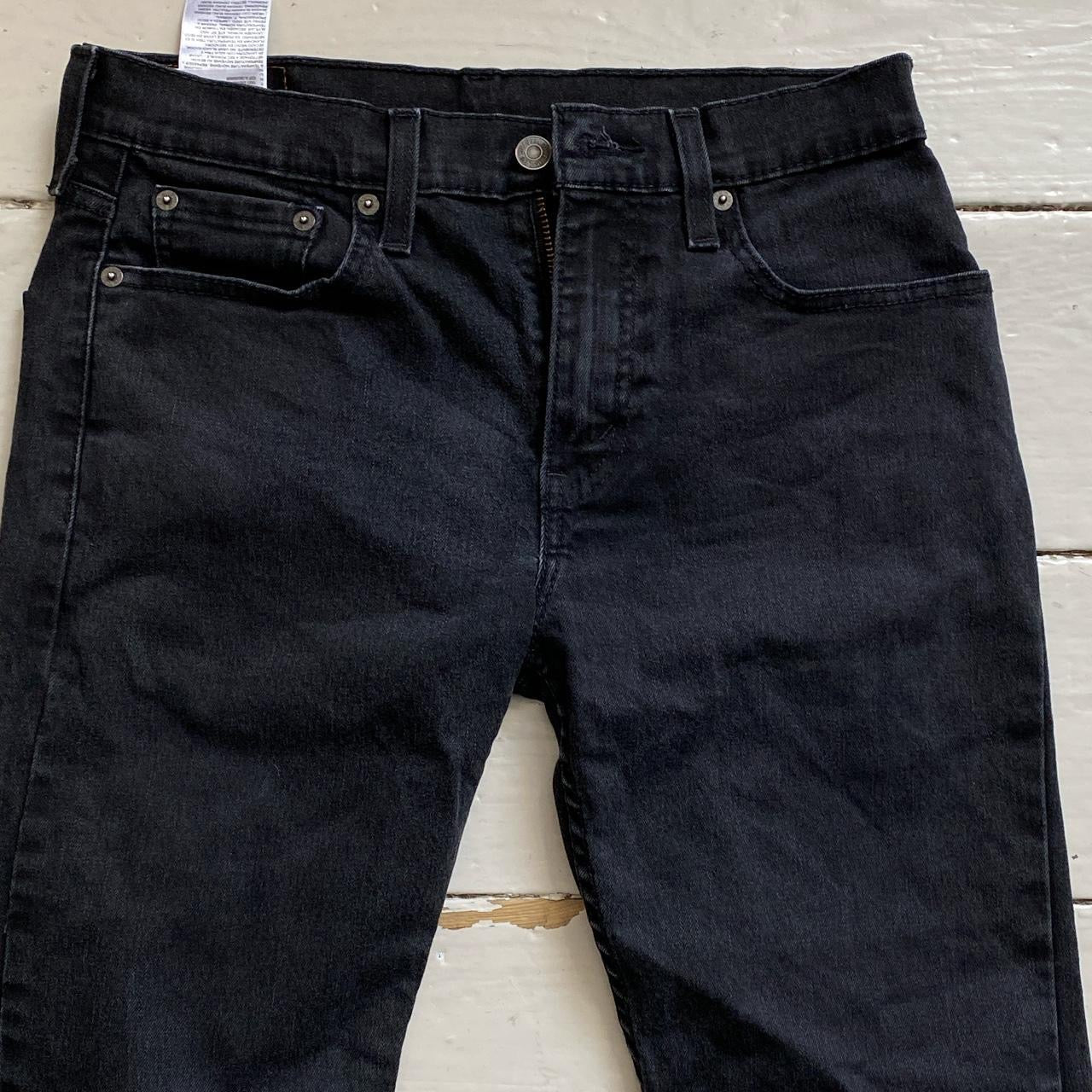 Levis 502 Slim Black Jeans (29/28)