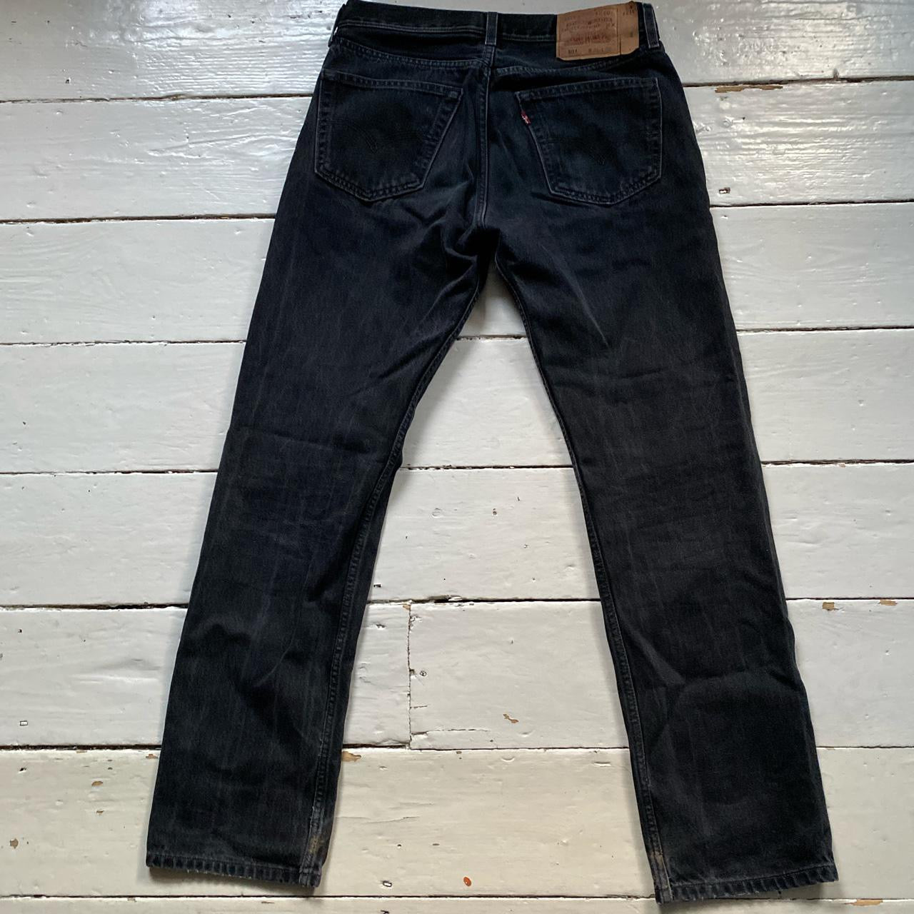 Levis 501 Black Jeans (31/32)