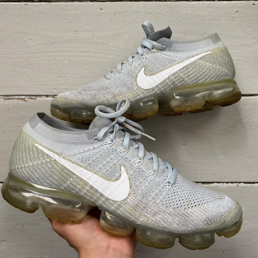 Nike Vapormax Flyknit 3 Silver (UK 10)
