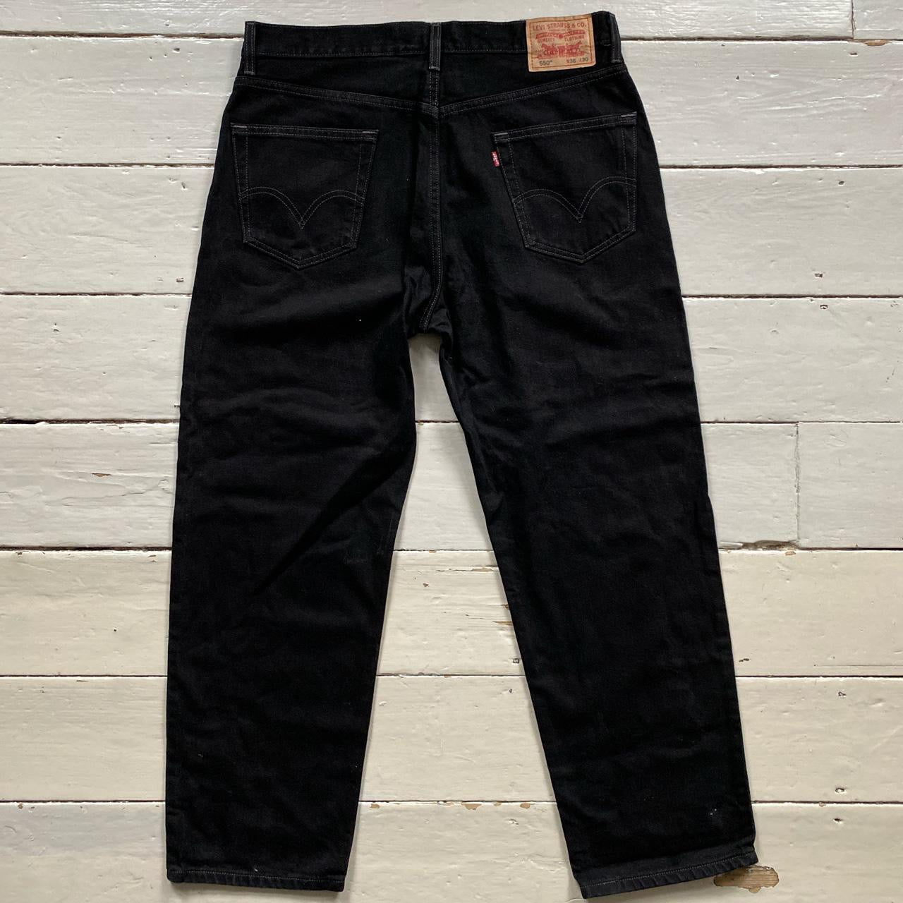 Levis 550 Black Jeans (36/30)