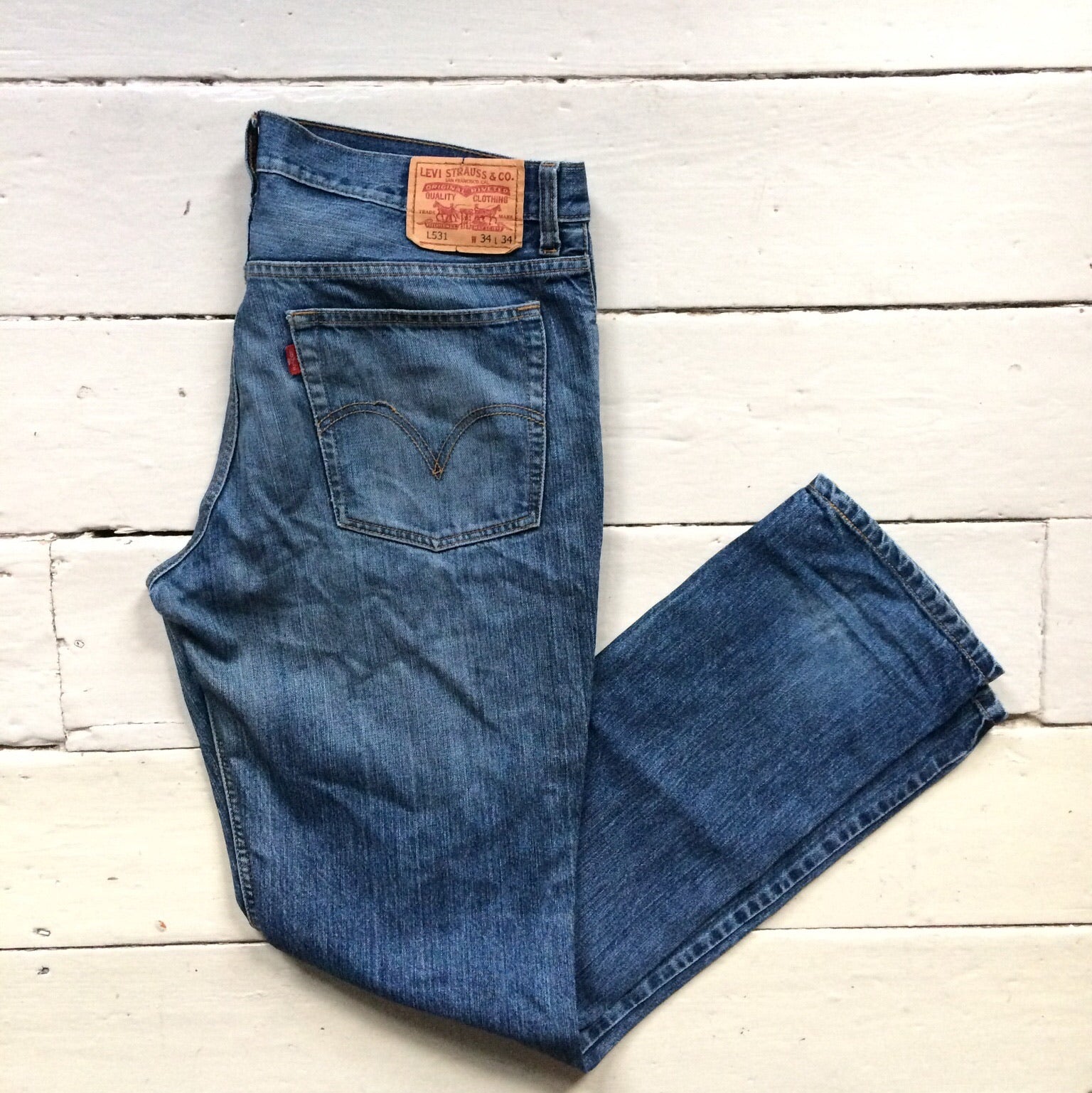 Levis 531 Stonewashed Jeans (34/34)