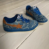 Bapesta Denim Pack Trainers (UK 8)