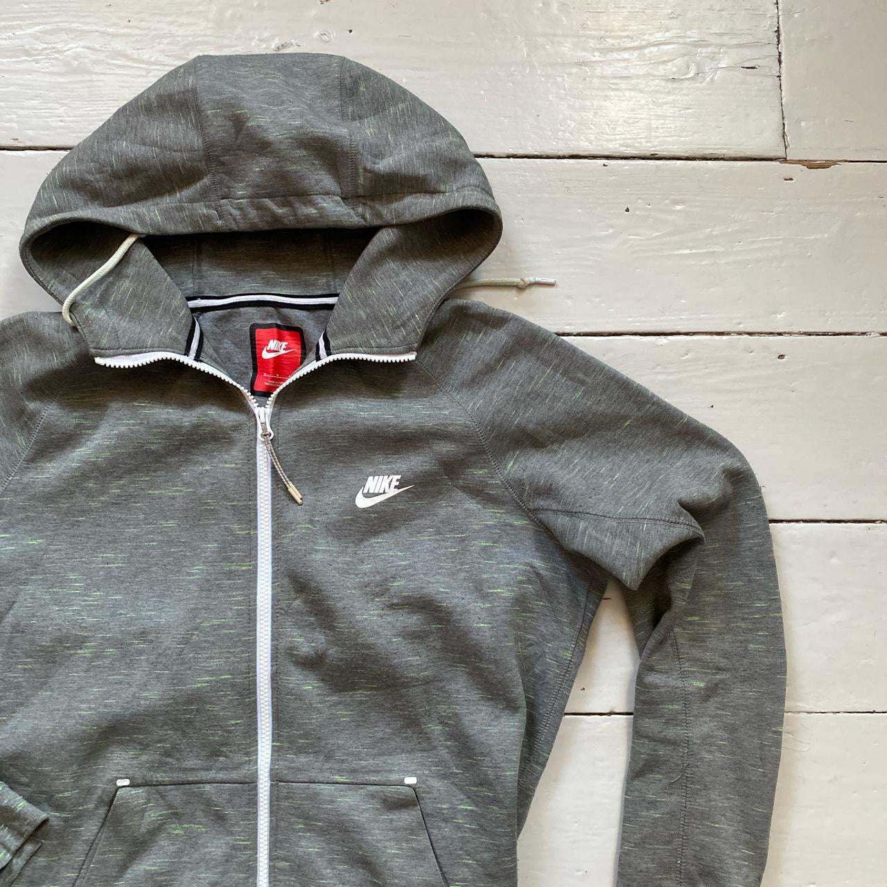 Nike Grey Tech Fleece Hoodie (Medium)