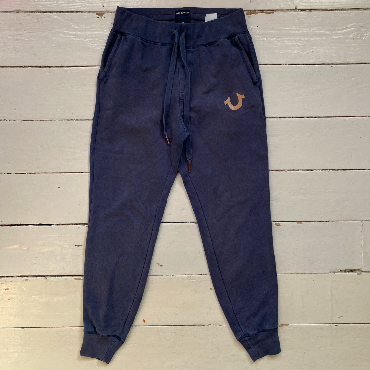 True Religion Full Navy and Brown Tracksuit (Small both)