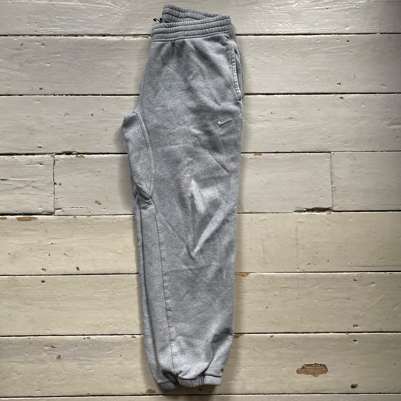Nike Grey Swoosh Joggers (Large)