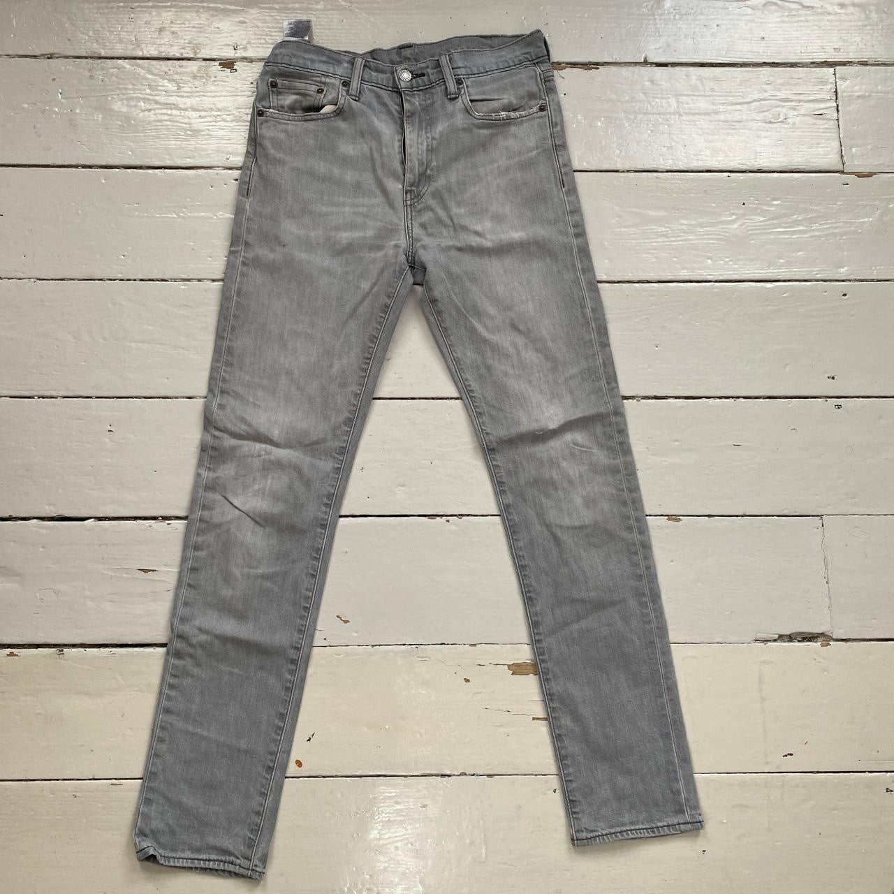 Levis Light Grey 522 Slim Jeans (30/34)