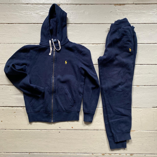 Ralph Lauren Polo Navy Full Tracksuit (XS)