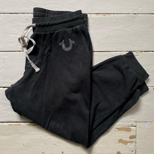 True Religion Black Joggers (Large)