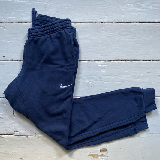 Nike Swoosh Navy Joggers (Small)