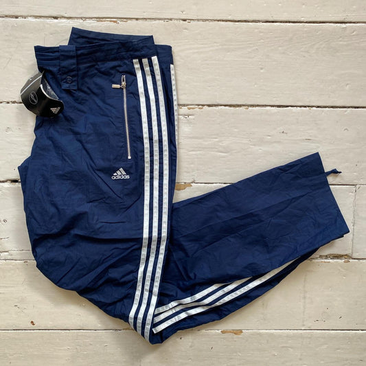 Adidas Navy Shell Bottoms (UK 14)