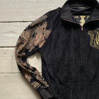 Christian Audigier Velour Zipped Jumper (Large)