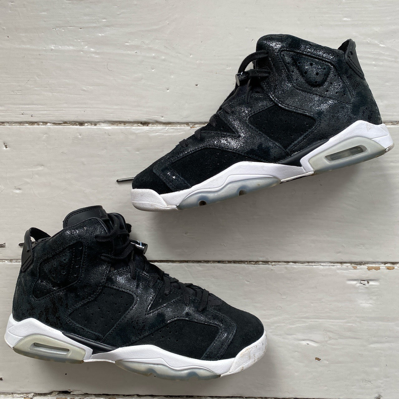 Jordan 6 Black Heiress Suede (UK 6)